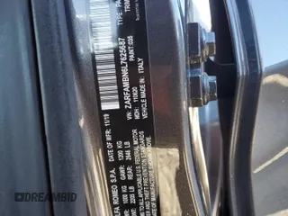 2020 Alfa Romeo Giulia Ti Sport with VIN ZARFAMBN6L7625687, listed as a Copart auction lot 87106034 with Not provided miles and Salvage title. Bid and sale history available at DreamBid. Image 14.