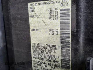 2014 Nissan Maxima SV with VIN 1N4AA5AP2EC484906, listed as a Copart auction lot 44439345 with 141,454 mi miles and Salvage Title. Bid and sale history available at DreamBid. Image 15.