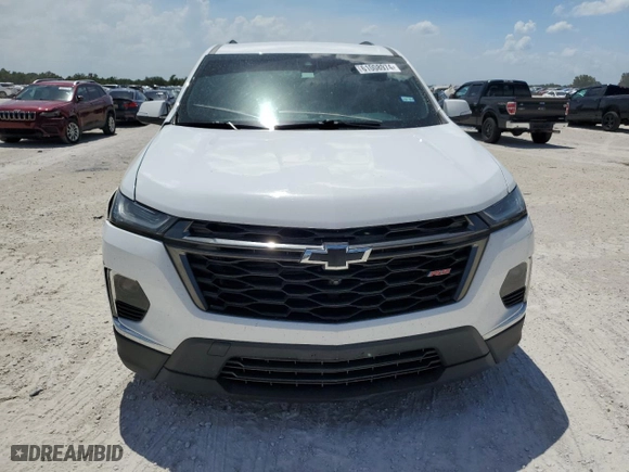 2022 Chevrolet Traverse RS with VIN 1GNERJKW3NJ108172, listed as a Copart auction lot 80711784 with 110,279 mi miles and Clean Title. Bid and sale history available at carsss.com. Image 5.