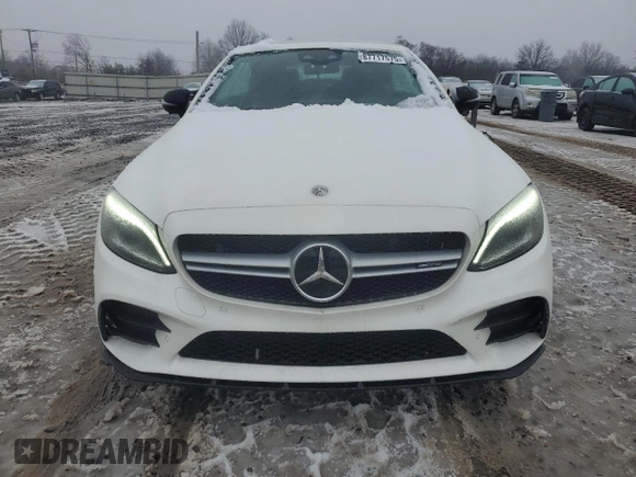 2022 Mercedes-Benz C with VIN W1KWK6EB7NG106807, listed as a Copart auction lot 87717575 with 13,876 mi miles and Salvage Title. Bid and sale history available at DreamBid. Image 5.