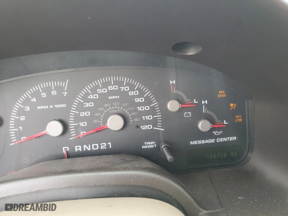 2004 Ford Expedition Eddie Bauer with VIN 1FMFU18L54LA59919, listed as a Copart auction lot 49834435 with 184,130 mi miles and Salvage Title. Bid and sale history available at carsss.com. Image 9.