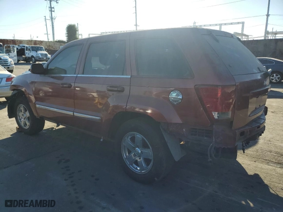 2007 Jeep Grand Cherokee SRT-8 with VIN 1J8HR78347C617760, listed as a Copart auction lot 77800304 with 0 mi miles and Salvage Title. Bid and sale history available at carsss.com. Image 2.
