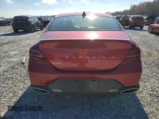 2023 Genesis G70 3.3T with VIN KMTG54TE4PU113825, listed as a Copart auction lot 83207564 with 10,123 mi miles and Salvage Title. Bid and sale history available at DreamBid. Image 6.