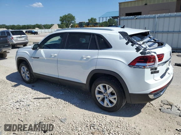 2021 Volkswagen Atlas S with VIN 1V2GC2CA9MC236476, listed as a Copart auction lot 60403814 with 53,312 mi miles and Salvage title. Bid and sale history available at DreamBid. Image 2.