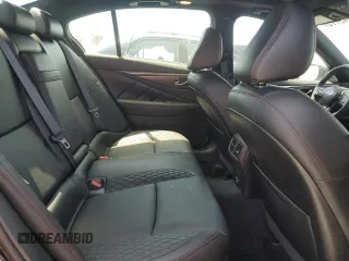 2023 Infiniti Q50 Red Sport 400 with VIN JN1FV7DP8PM570247, listed as a Copart auction lot 51143775 with 8,919 mi miles and Clean Title. Bid and sale history available at DreamBid. Image 10.