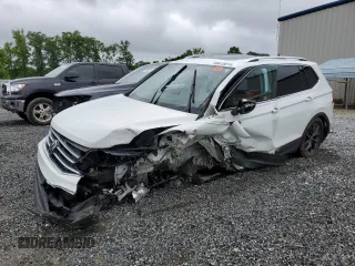 2022 Volkswagen Tiguan SE with VIN 3VV3B7AX0NM041925, listed as a Copart auction lot 58415615 with 55,595 mi miles and Salvage title. Bid and sale history available at DreamBid. Image 1.