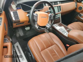2016 Land Rover Range Rover with VIN SALGV3EF6GA272015, listed as a Copart auction lot 74750434 with 57,778 mi miles and Salvage title. Bid and sale history available at DreamBid. Image 8.