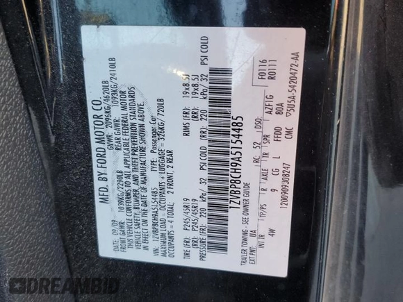 2010 Ford Mustang GT с VIN 1ZVBP8CH9A5154485, выставлен на аукционе Copart как лот 49710385 с пробегом 100 828 миль миль и Чистый • Clean title. История ставок и продаж доступна на DreamBid. Изображение 12.