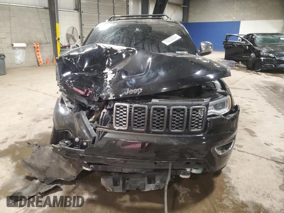 2018 Jeep Grand Cherokee Overland z VIN 1C4RJFCT3JC102423, wystawiony jako Copart lot #78232224 z przebiegiem Nie podano mil oraz Szkoda całkowita • Salvage title. Historia ofert i sprzedaży dostępna na DreamBid. Obrazek 5.