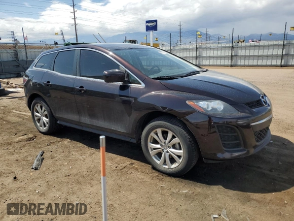 2011 Mazda CX-7 S Touring with VIN JM3ER4C38B0368963, listed as a Copart auction lot 51707155 with 125,276 mi miles and Clean Title. Bid and sale history available at DreamBid. Image 4.