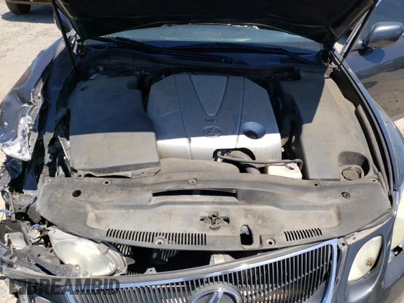 2007 Lexus GS 350 with VIN JTHBE96S770019130, listed as a Copart auction lot 63644534 with 169,896 mi miles and Salvage Title. Bid and sale history available at carsss.com. Image 11.