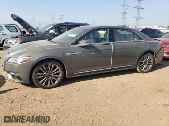 2017 Lincoln Continental Select with VIN 1LN6L9TP6H5628976, listed as a Copart auction lot 60653875 with 177,580 mi miles and Salvage title. Bid and sale history available at DreamBid. Image 1.