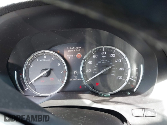 2016 Acura MDX w/Tech with VIN 5FRYD3H4XGB011596, listed as a IAAI auction lot 41692631 with 43,615 mi miles. Bid and sale history available at carsss.com. Image 7.
