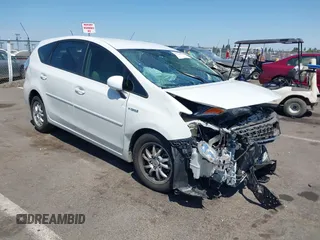 2013 Toyota Prius Two with VIN JTDZN3EU0D3249134, listed as a IAAI auction lot 42598165 with 122,808 mi miles and . Bid and sale history available at DreamBid. Image 1.