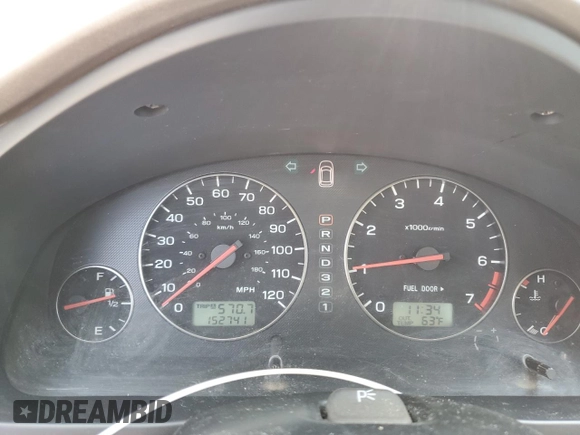 2003 Subaru Legacy Outback with VIN 4S3BH675237612654, listed as a Copart auction lot 61013685 with 152,741 mi miles and Clean title. Bid and sale history available at DreamBid. Image 9.