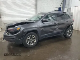 2019 Jeep Cherokee Trailhawk with VIN 1C4PJMBXXKD362555, listed as a Copart auction lot 88888565 with 120,673 mi miles and Salvage Title. Bid and sale history available at DreamBid. Image 1.