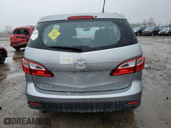 2014 Mazda 5 Touring with VIN JM1CW2CL3E0165593, listed as a Copart auction lot 53867365 with 250,927 mi miles and Salvage Title. Bid and sale history available at carsss.com. Image 6.