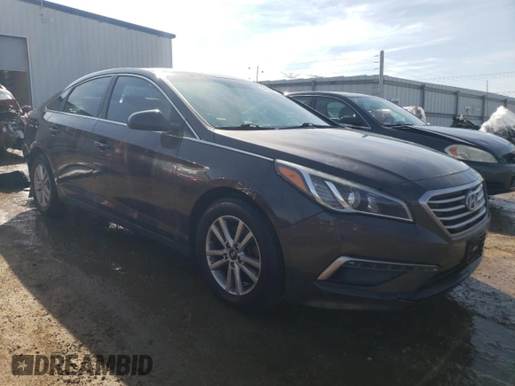 2015 Hyundai Sonata SE with VIN 5NPE24AFXFH198477, listed as a Copart auction lot 48523965 with 84,700 mi miles and Salvage Title. Bid and sale history available at DreamBid. Image 4.