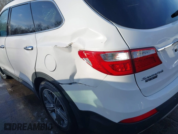 2016 Hyundai Santa Fe SE with VIN KM8SR4HF2GU133307, listed as a IAAI auction lot 41749584 with 120,391 mi miles. Bid and sale history available at carsss.com. Image 17.
