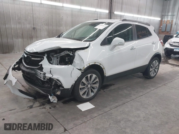 2018 Buick Encore Preferred with VIN KL4CJESB7JB596133, listed as a IAAI auction lot 41085078 with 99,000 mi miles. Bid and sale history available at carsss.com. Image 19.