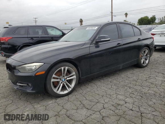 2013 BMW 3 Series 328i with VIN WBA3A5C58DF603776, listed as a Copart auction lot 55836635 with 155,944 mi miles and Clean Title. Bid and sale history available at carsss.com. Image 1.