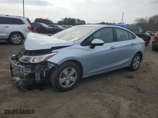 2017 Chevrolet Cruze LS with VIN 3G1BC5SM1HS529063, listed as a Copart auction lot 54726935 with 184,566 mi miles and Clean Title. Bid and sale history available at carsss.com. Image 1.