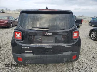 2021 Jeep Renegade Upland with VIN ZACNJDAB4MPM38964, listed as a Copart auction lot 52051605 with 48,808 mi miles and Salvage title. Bid and sale history available at DreamBid. Image 6.