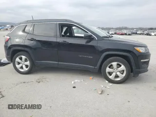 2018 Jeep Compass Latitude with VIN 3C4NJCBB3JT420682, listed as a Copart auction lot 43752585 with 66,360 mi miles and Salvage title. Bid and sale history available at DreamBid. Image 4.