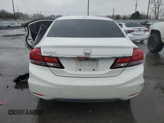 2015 Honda Civic EX-L with VIN 19XFB2F96FE021585, listed as a Copart auction lot 50230195 with 134,260 mi miles and Salvage Title. Bid and sale history available at DreamBid. Image 6.