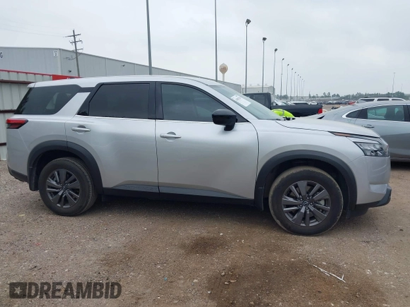 2023 Nissan Pathfinder S with VIN 5N1DR3AA7PC264417, listed as a IAAI auction lot 41892386 with 18,116 mi miles and . Bid and sale history available at DreamBid. Image 13.