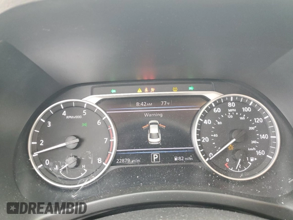 2024 Nissan Sentra SV with VIN 3N1AB8CV0RY218918, listed as a Copart auction lot 57944735 with 22,879 mi miles and Non repairable. Bid and sale history available at DreamBid. Image 9.