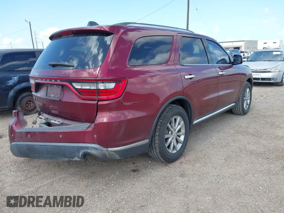 2017 Dodge Durango SXT z VIN 1C4RDHAGXHC774613, wystawiony jako IAAI lot #42442509 z przebiegiem 141 395 mil mil oraz . Historia ofert i sprzedaży dostępna na DreamBid. Obrazek 4.