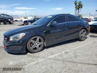 2015 Mercedes-Benz CLA-Class CLA 250 with VIN WDDSJ4EB9FN203252, listed as a Copart auction lot 52415795 with 112,936 mi miles and Salvage Title. Bid and sale history available at carsss.com. Image 1.
