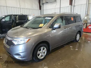 2015 Nissan Quest SV with VIN JN8AE2KP5F9128139, listed as a Copart auction lot 49081415 with 43,286 mi miles and Salvage Title. Bid and sale history available at carsss.com. Image 1.
