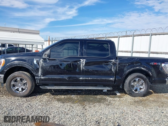2023 Ford F-150 XL with VIN 1FTFW1E53PKG07088, listed as a IAAI auction lot 41442237 with 21,403 mi miles. Bid and sale history available at carsss.com. Image 6.