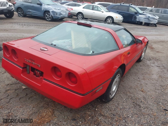 1986 Chevrolet Corvette with VIN 1G1YY0788G5115460, listed as a IAAI auction lot 41479305 with 71,105 mi miles. Bid and sale history available at carsss.com. Image 4.