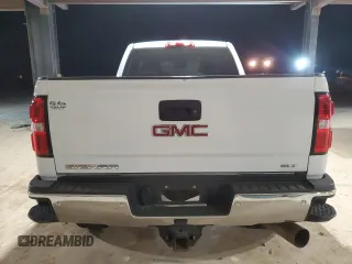 2018 GMC Sierra 2500HD SLT with VIN 1GT12TEY7JF279153, listed as a Copart auction lot 87697105 with 121,082 mi miles and Salvage Title. Bid and sale history available at carsss.com. Image 6.