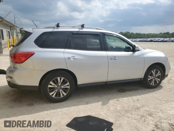 2018 Nissan Pathfinder SV with VIN 5N1DR2MM2JC646684, listed as a Copart auction lot 57104425 with 95,718 mi miles and Salvage title. Bid and sale history available at DreamBid. Image 3.