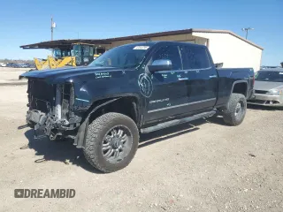 2015 GMC Sierra 2500HD available WiFi Denali with VIN 1GT120E83FF182179, listed as a Copart auction lot 47544795 with 113,815 mi miles and Salvage Title. Bid and sale history available at carsss.com. Image 1.