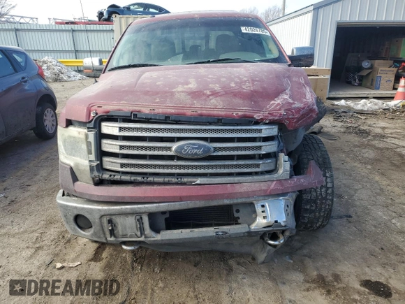 2013 Ford F-150 XL with VIN 1FTFW1ETXDKD42518, listed as a Copart auction lot 42026785 with Not provided miles and Salvage title. Bid and sale history available at DreamBid. Image 5.