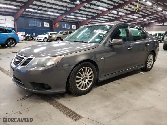2009 Saab 9-3 with VIN YS3FB49Y381009455, listed as a Copart auction lot 81050544 with NaN miles and Clean Title. Bid and sale history available at carsss.com. Image 1.