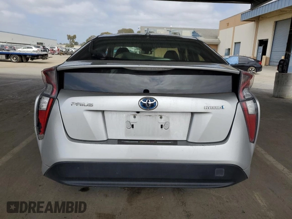 2016 Toyota Prius Two with VIN JTDKBRFU1G3017142, listed as a Copart auction lot 54553785 with 129,857 mi miles and Salvage Title. Bid and sale history available at DreamBid. Image 6.
