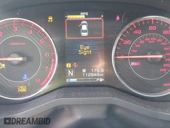 2018 Subaru Impreza Special Sports with VIN 4S3GTAM65J3753582, listed as a IAAI auction lot 42123590 with 112,846 mi miles and . Bid and sale history available at DreamBid. Image 15.