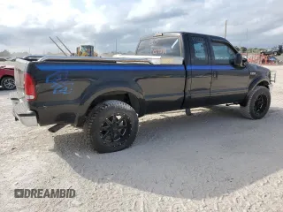 2001 Ford Super Duty F-250 XL with VIN 1FTNX21L91EC07772, listed as a Copart auction lot 45503435 with 0 mi miles and Salvage Title. Bid and sale history available at carsss.com. Image 3.