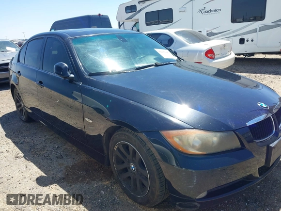 2007 BMW 3 Series 328i with VIN WBAVA33567KX82585, listed as a IAAI auction lot 42283847 with 134,093 mi miles and . Bid and sale history available at DreamBid. Image 1.