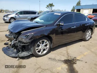 2013 Nissan Maxima S with VIN 1N4AA5AP7DC842449, listed as a Copart auction lot 54564585 with 101,872 mi miles and Salvage title. Bid and sale history available at DreamBid. Image 1.