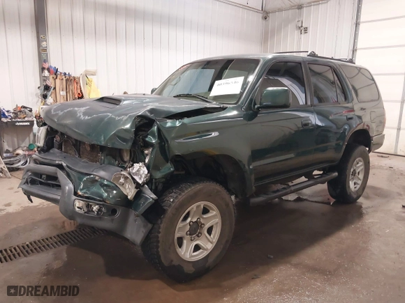 1999 Toyota 4Runner SR5 with VIN JT3HN86R6X0210142, listed as a IAAI auction lot 40396546 with 257,396 mi miles. Bid and sale history available at carsss.com. Image 19.
