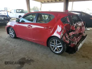 2014 Lexus CT 200h with VIN JTHKD5BH3E2178251, listed as a Copart auction lot 50968935 with 123,738 mi miles and Salvage Title. Bid and sale history available at DreamBid. Image 2.