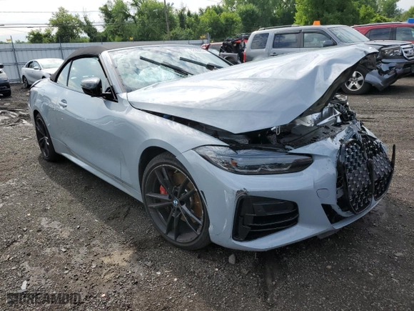 2024 BMW 4 Series M440i xDrive with VIN WBA63AT06RCP05994, listed as a Copart auction lot 62068824 with 0 mi miles and Salvage Title. Bid and sale history available at carsss.com. Image 4.