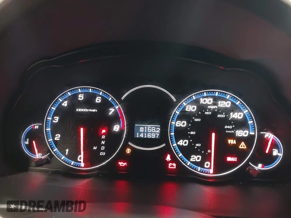2008 Acura TSX Nav with VIN JH4CL96908C010325, listed as a IAAI auction lot 41861783 with 141,697 mi miles. Bid and sale history available at carsss.com. Image 7.